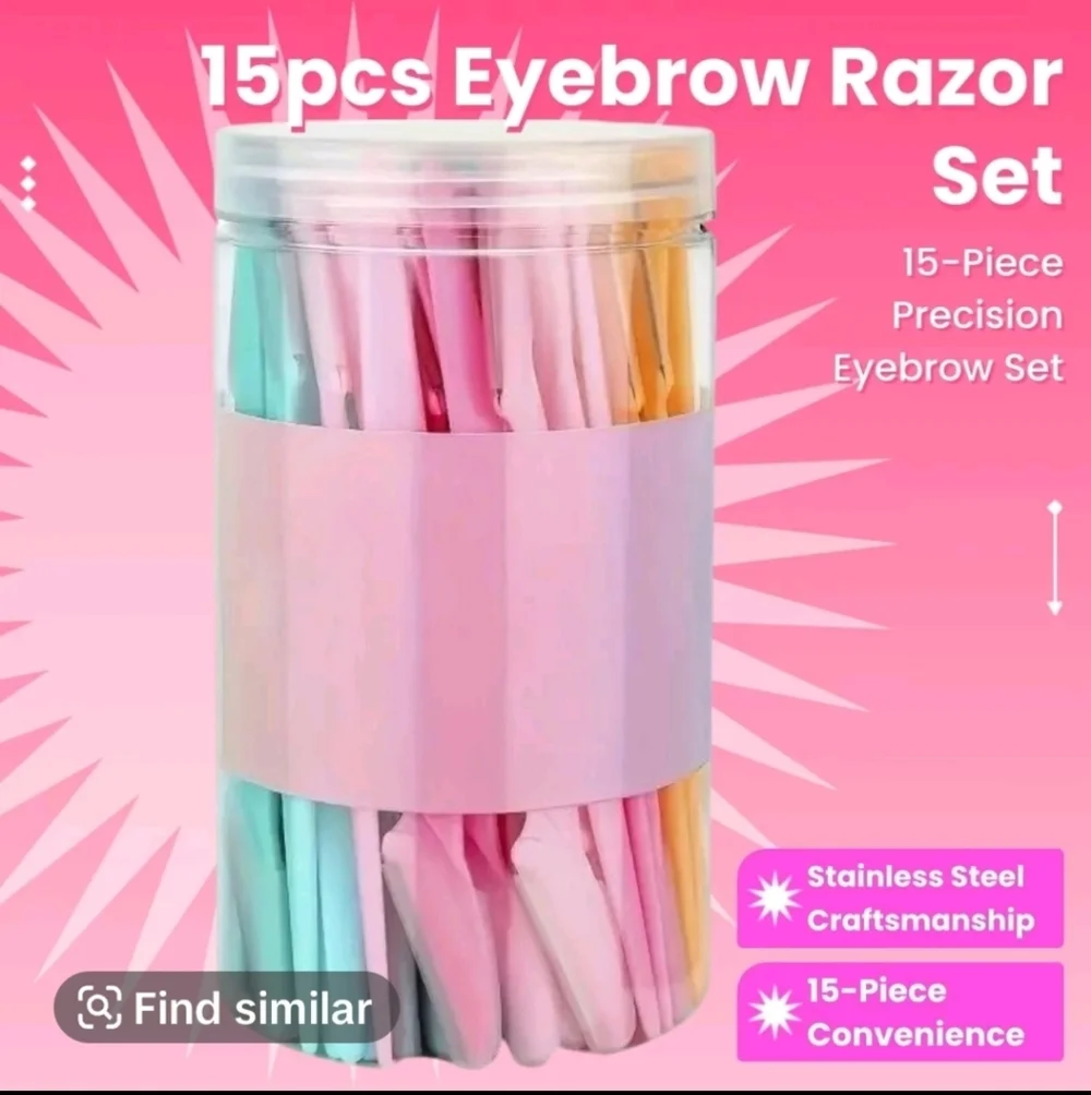 Colorful Facial Razors Set